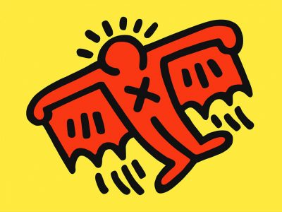 Keith Haring, Icons: (D) Flying Devil