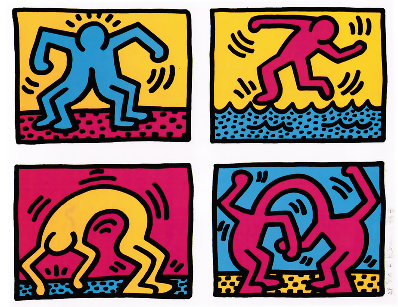Keith Haring, Pop Shop Quad II