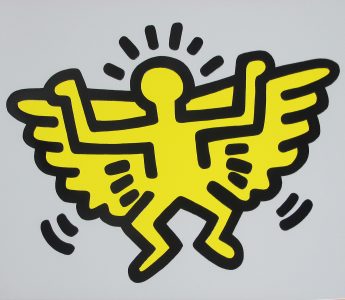 Keith Haring, Icons: (C) Angel, 1990