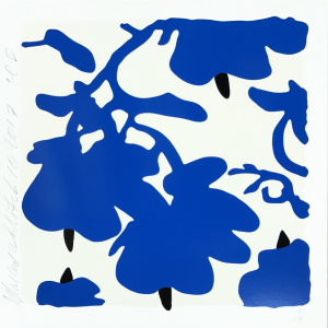 Donald Sultan, Lantern Flowers (Blue)