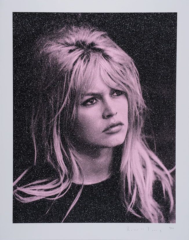Russell Young, Brigitte Bardot Storm Pink and Black