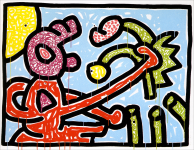 Keith Haring, Flowers I
