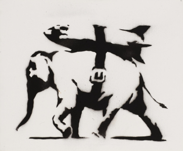 Banksy, Heavy Weaponry, 2004