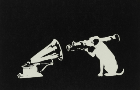 Banksy, His Master's Voice, 2003