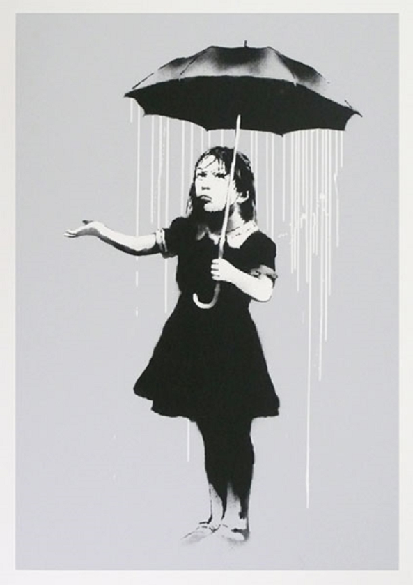 Banksy, Nola (White), 2008