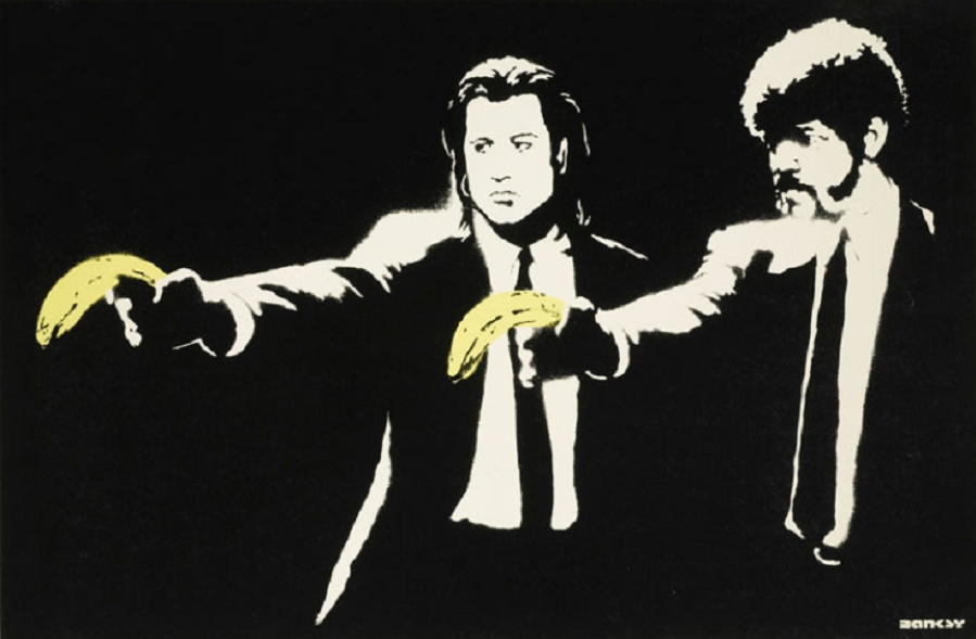 Banksy, Pulp Fiction, 2004