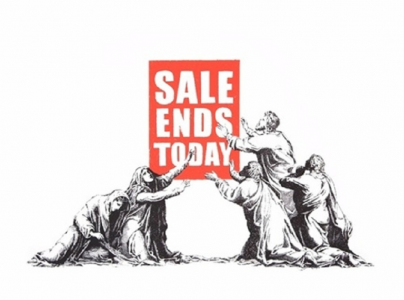 Banksy, Sale Ends Today (V.2), 2017